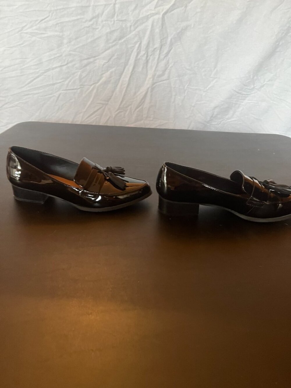 Franco Sarto Size 8.5M Black Leather Heels - Picture 5 of 5